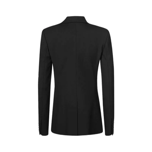 Marmo-Print Single-Breasted Blazer
