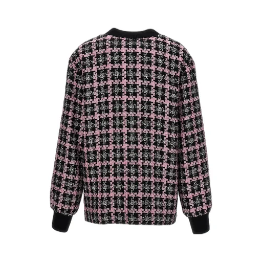 Msgm Button Up Tweed Cardigan