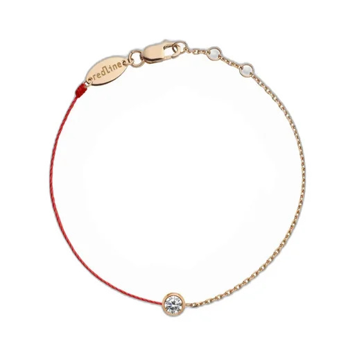 Round Diamond Half-Rope Bracelet