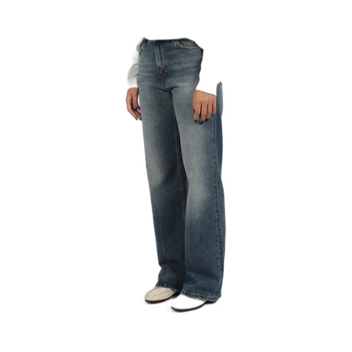 Belt Ring Denim Trousers