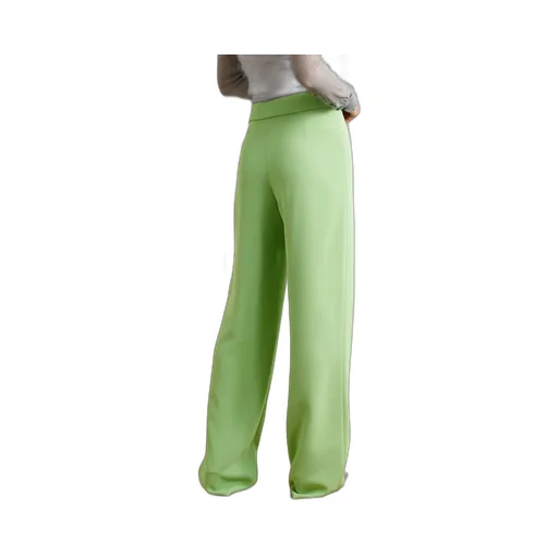 High-Rise Zipper Casual Pants