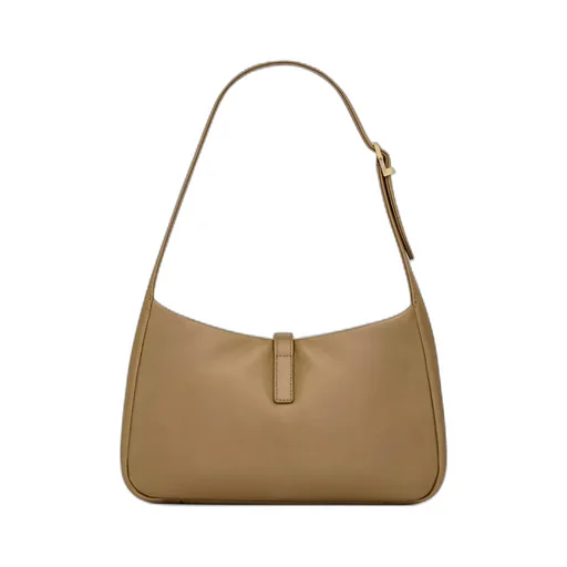 Saint Laurent Le 5 à 7 Logo Plaque Hobo Bag