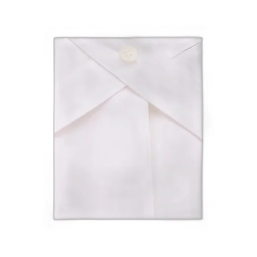 Off-White Belted Buttoned Long-Sleeved Shirt