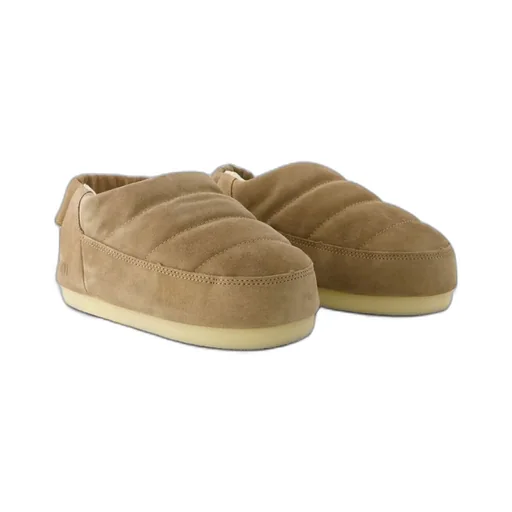 Moon Boot Round-Toe Slip-On Slippers