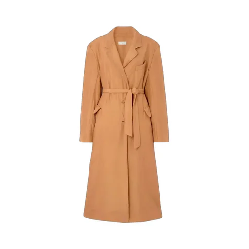 Belt And Long-Sleeved Windbreaker