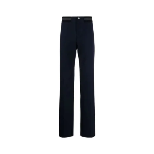 Off-White Mid-Rise Straight Leg Trousers