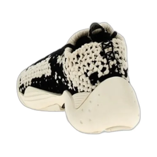 Lanvin Flash-X Crochet-Knit Lace-Up Sneakers