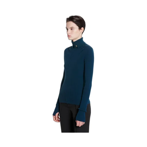 Roll-Neck Ribbed-Knit Jumper