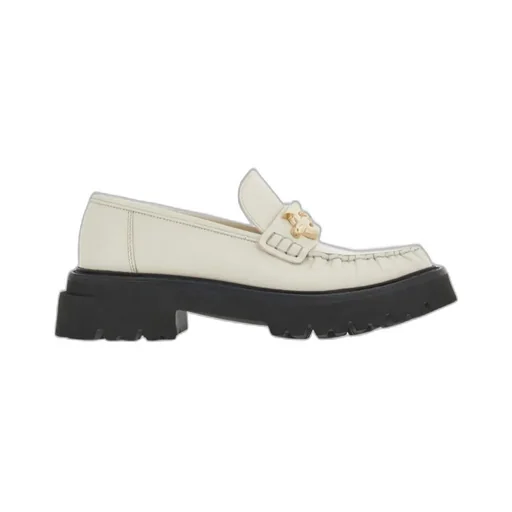 Round Head Contrasting Loafers