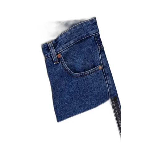 Mm6 Maison Margiela Logo-Patch Panelled Straight-Leg Jeans