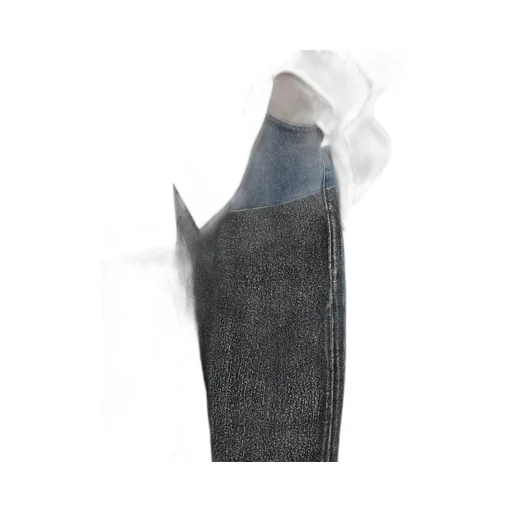 Mm6 Maison Margiela Logo-Patch Panelled Straight-Leg Jeans
