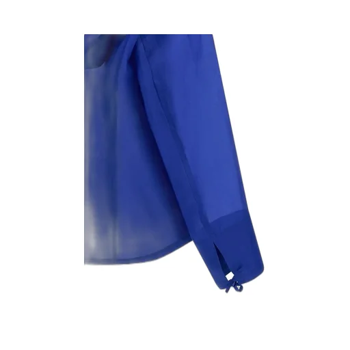 Ferragamo Semi Sheer Hooded Organza Blouse