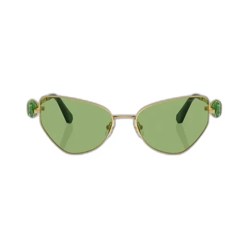 Hinged Crystal-Embellished Cat-Eye Sunglasses