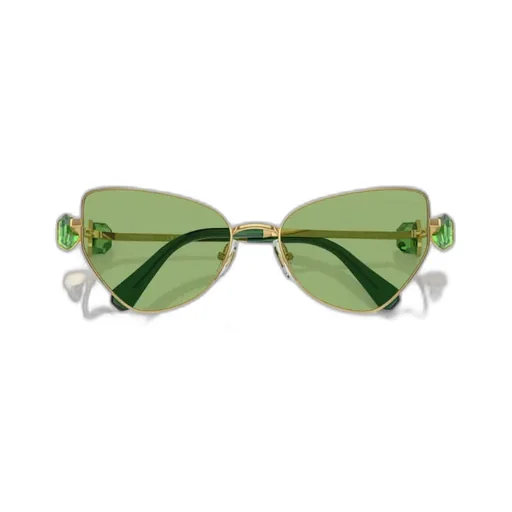 Hinged Crystal-Embellished Cat-Eye Sunglasses