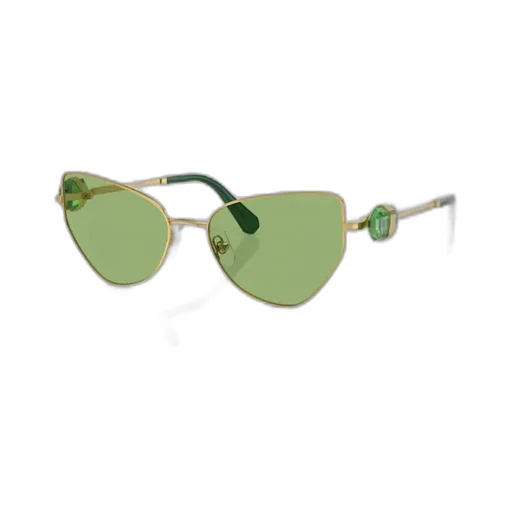 Hinged Crystal-Embellished Cat-Eye Sunglasses