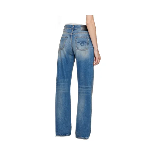 Mid-Rise Straight-Leg Jeans