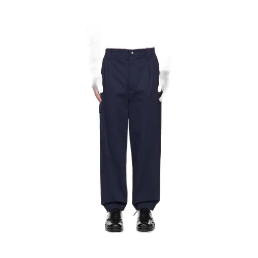 Mid-Rise Tapered Trousers