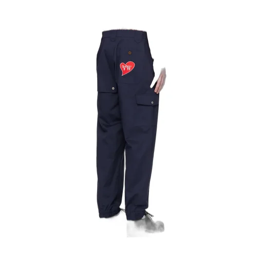 Mid-Rise Tapered Trousers