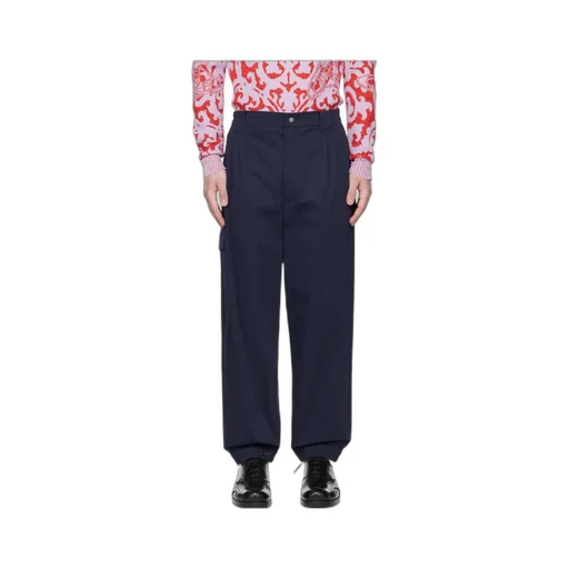 Mid-Rise Tapered Trousers