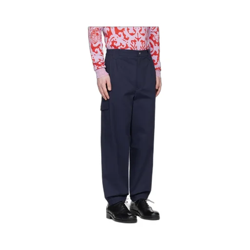 Mid-Rise Tapered Trousers
