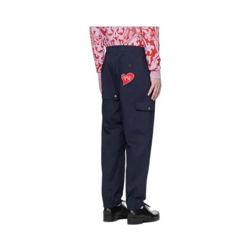 Mid-Rise Tapered Trousers