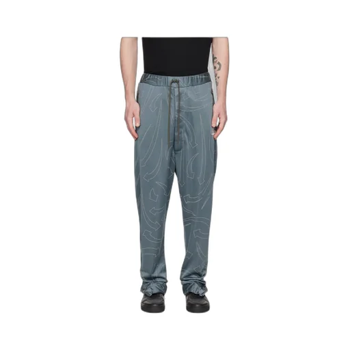 Printed Drawstring Casual Pants