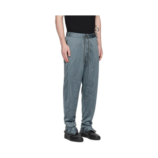 Printed Drawstring Casual Pants