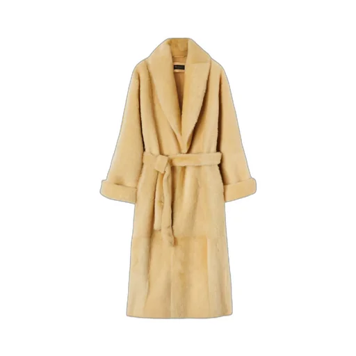 Long-Sleeved Lapel Coat