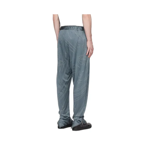Printed Drawstring Casual Pants