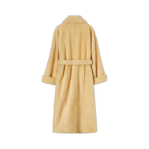 Long-Sleeved Lapel Coat