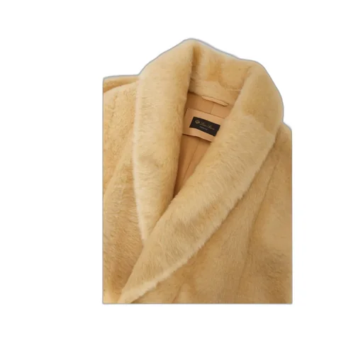 Long-Sleeved Lapel Coat