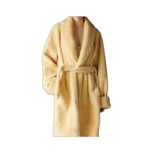 Long-Sleeved Lapel Coat
