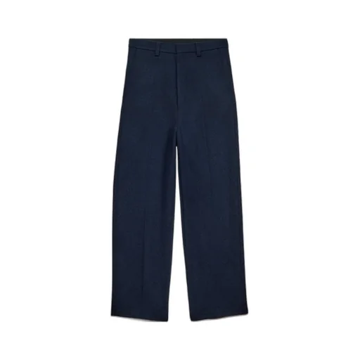 Ami Paris Straight-Leg Pleat-Detailed Trousers