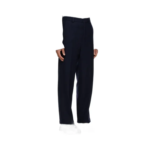 Ami Paris Straight-Leg Pleat-Detailed Trousers