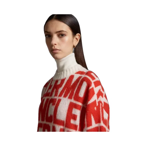 Moncler All-Over Logo Intarsia Knit Sweater