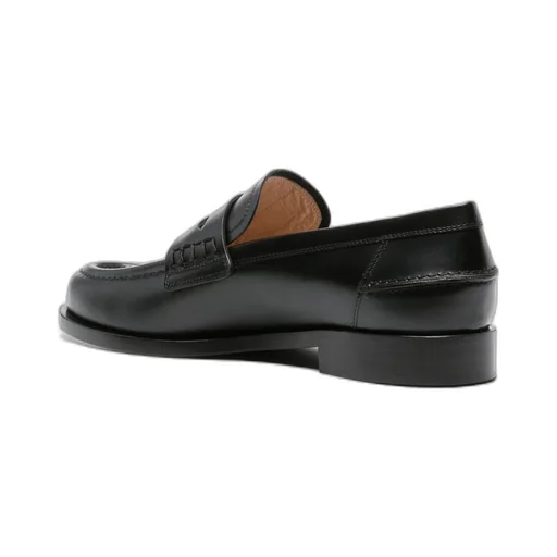 Gianvito Rossi Round Toe Slip-On Loafers
