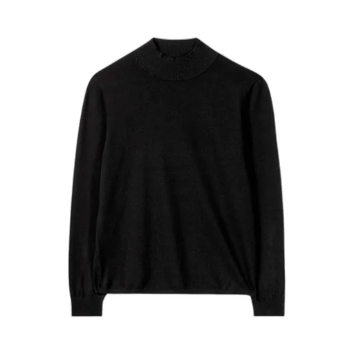 High Collar And Long Sleeves Sweater