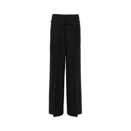 Dsquared2 Logo Detailed Wide-Leg Trousers
