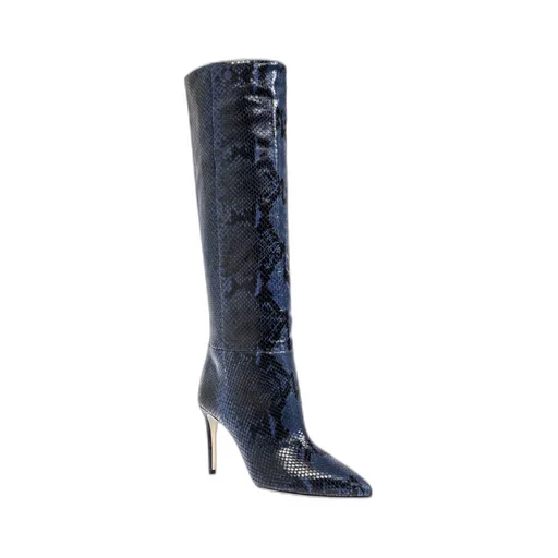 Paris Texas Animal Motif Knee-Length Boots