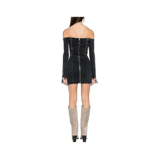 Long-Sleeved Zipper Dress