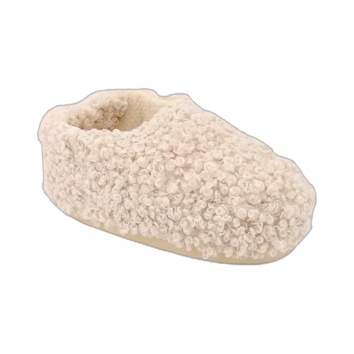 Moon Boot Faux Curly Slip-On Sandals
