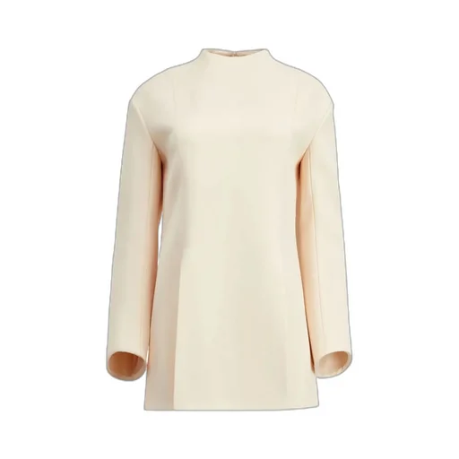 Khaite The Mahni Slit-Detailed Crewneck Blouse