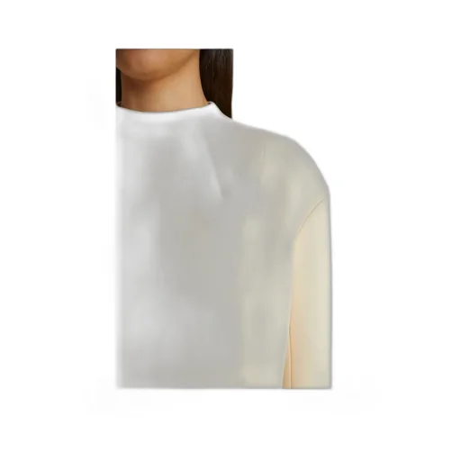 Khaite The Mahni Slit-Detailed Crewneck Blouse