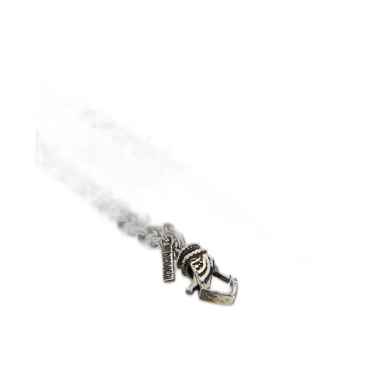 Emanuele Bicocchi Logo Plaque Knot Chain Bracelet