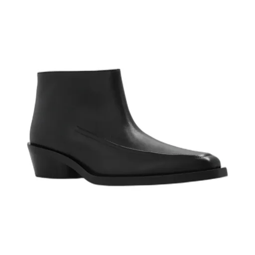 Bronco Leather Ankle Boots