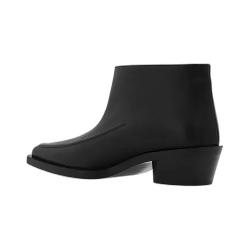 Bronco Leather Ankle Boots