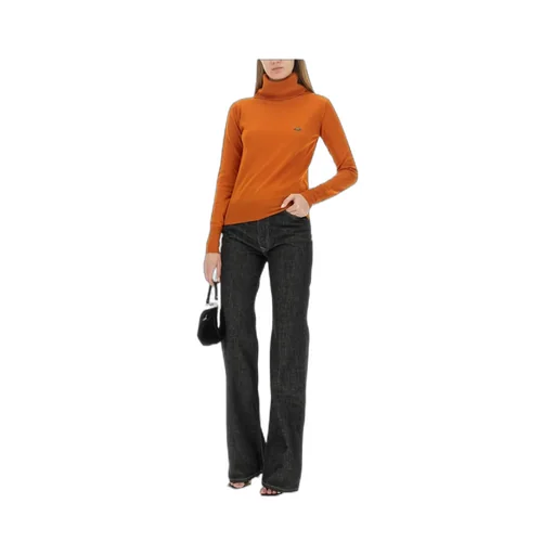 Vivienne Westwood Orb-Embroidered Roll Neck Knitted Jumper