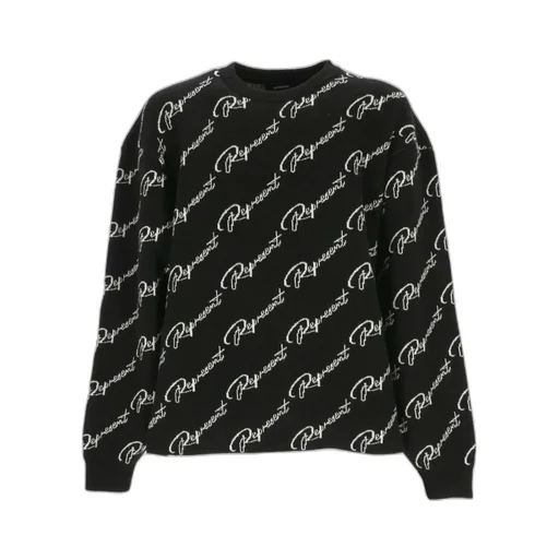 Intarsia-Knit Logo Jumper