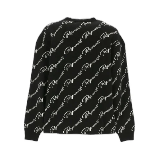 Intarsia-Knit Logo Jumper