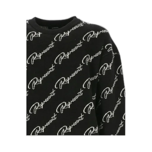 Intarsia-Knit Logo Jumper